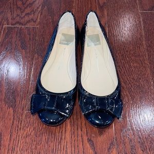 Dolce Vita Black Patent Leather Lulu Ballet Flats